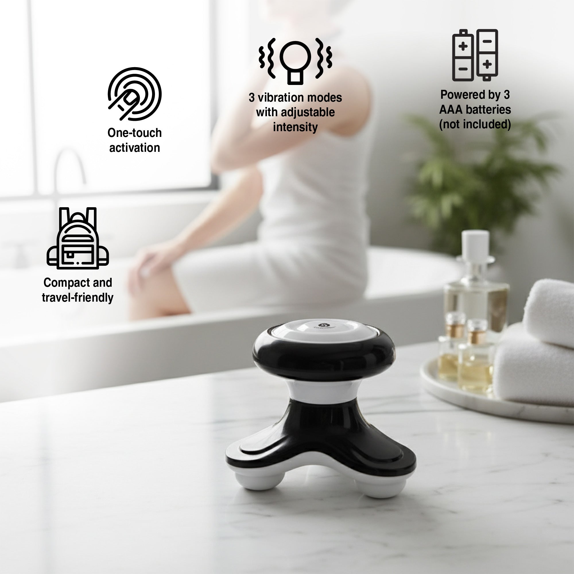 2-Pack Portable Handheld Sport Massagers